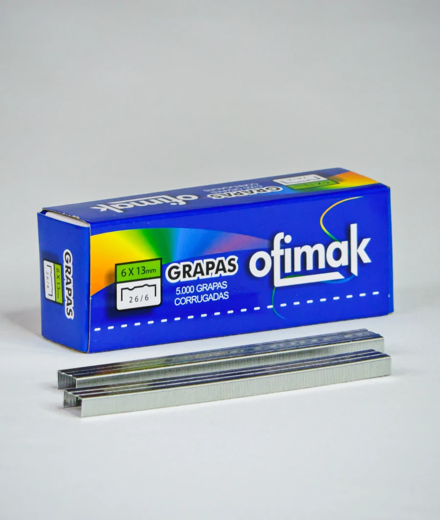 Distribuidora Mora y Mora-Grapas corrugadas OFIMAK
