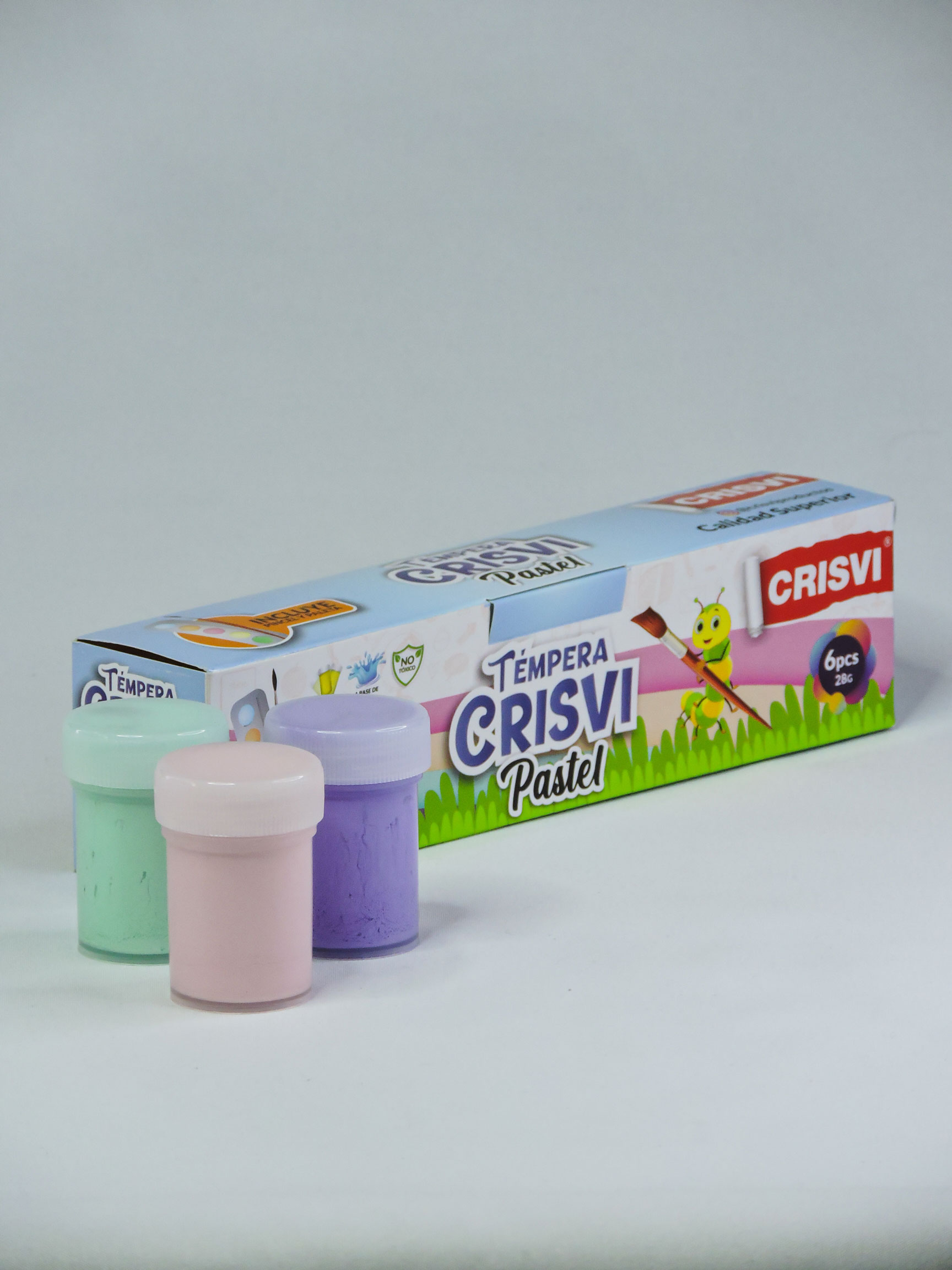 Distribuidora Mora y Mora-Tempera Crisvi Pastel