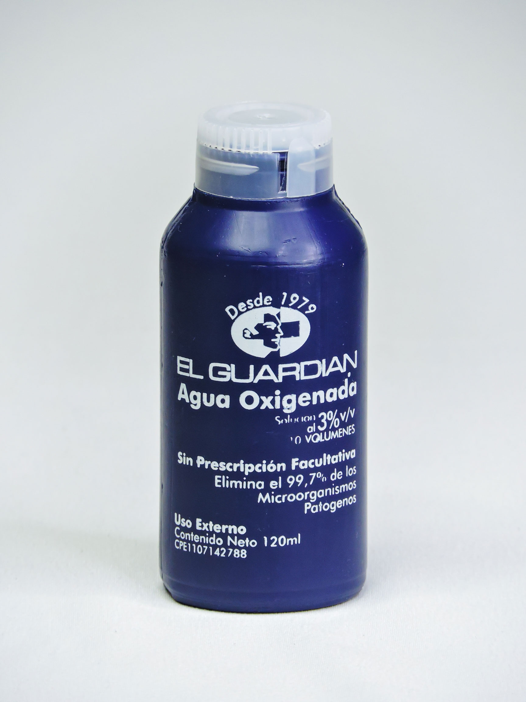 Distribuidora Mora y Mora-Agua Oxigenada El Guardian 120 ml